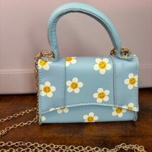 Blue Daisy Kids Handbag